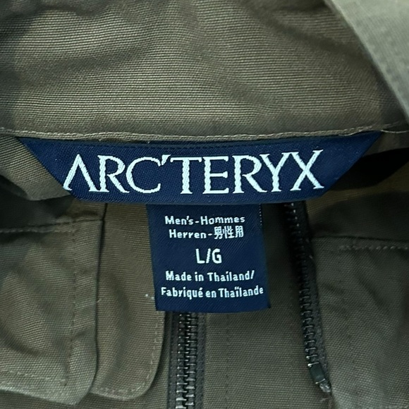 ARC’TERYX | Men’s Crosswire Utility Cotton Coat Brown Canvas Full Zip - Sz Large - Picture 5 of 15